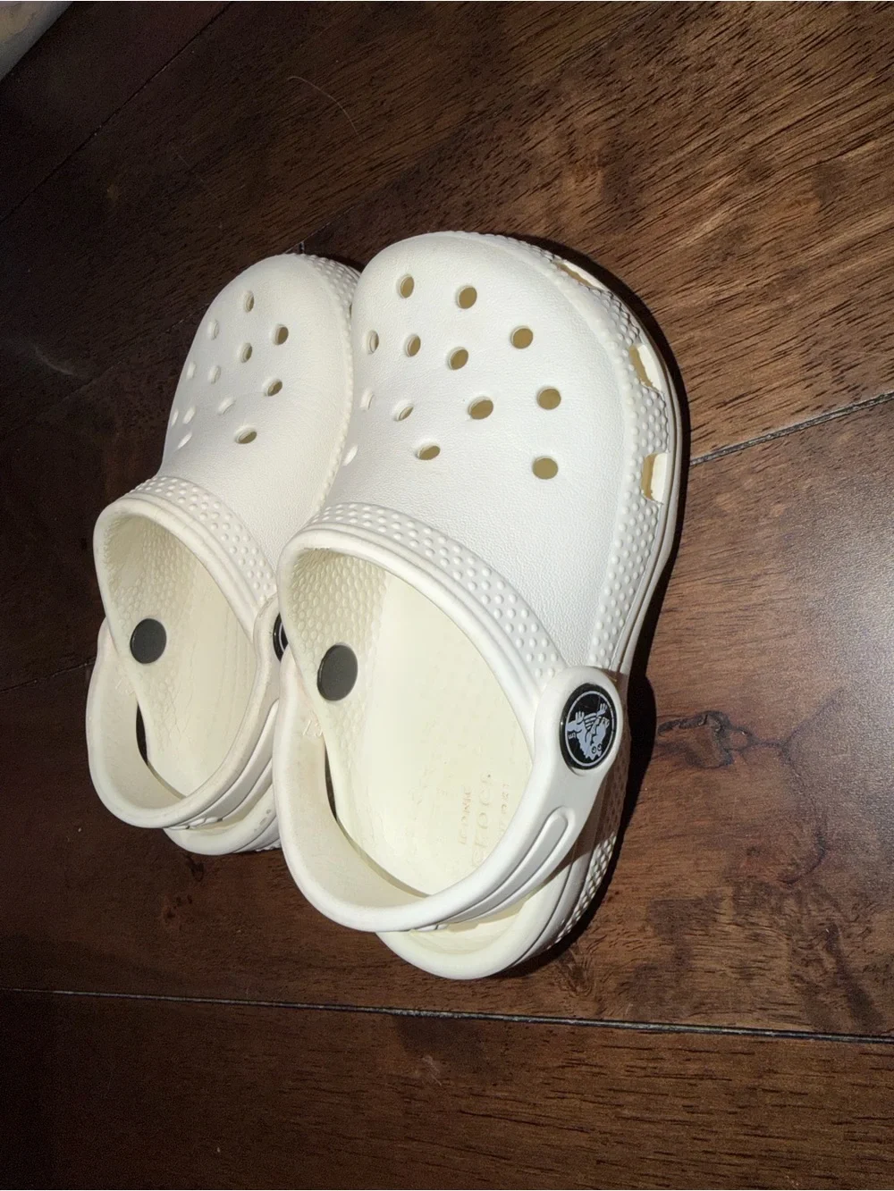 CROCS Kids Classic Clogs in White